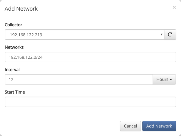 Service Discovery - Add Network